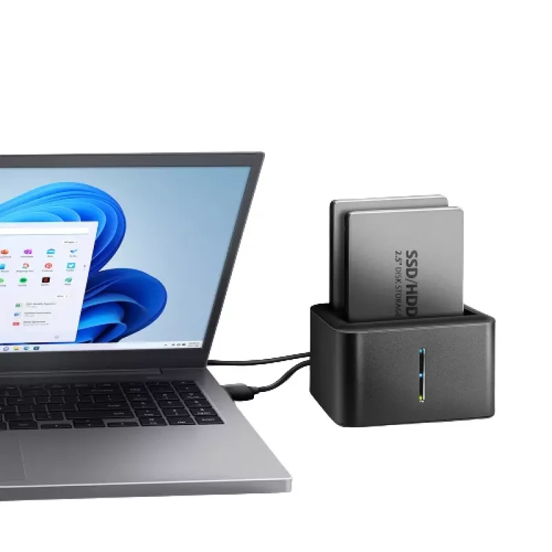 Axagon ADSA-D25 SuperSpeed USB DUAL 2,5 colio SSD/HDD MINI dokas