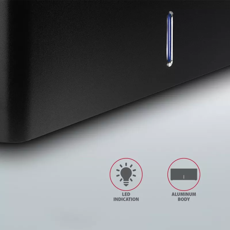 Axagon ADSA-SN stacionari diskų prijungimo stotelė USB 3.2 Gen 1 (3.1 Gen 1) Type-A Juoda