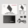 HDD/SSD dėklas AXAGON EE25-A6M — 2,5 colio SATA, USB 3.2 Gen 1 (5 Gbit/s), Micro-USB B į USB Type-A, aliuminis, juodas