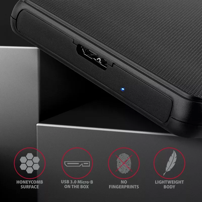 Axagon EE25-SL belaidis USB 3.2 Gen 1 - SATA 6G išorinis dėklas 2,5 colio SSD/HDD