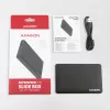 Axagon EE25-SL belaidis USB 3.2 Gen 1 - SATA 6G išorinis dėklas 2,5 colio SSD/HDD
