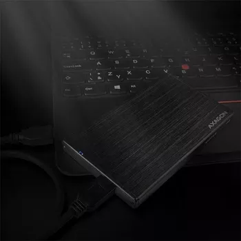 Axagon EE25-XA6 kompaktiškas aliumininis USB 3.2 Gen 1 - SATA 6G išorinis dėklas, skirtas 2,5 colio SSD/HDD