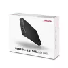 Axagon EE35-XA3 kompaktiškas aliumininis USB 3.2 Gen 1 išorinis dėklas SATA, skirtas 3,5 colio HDD