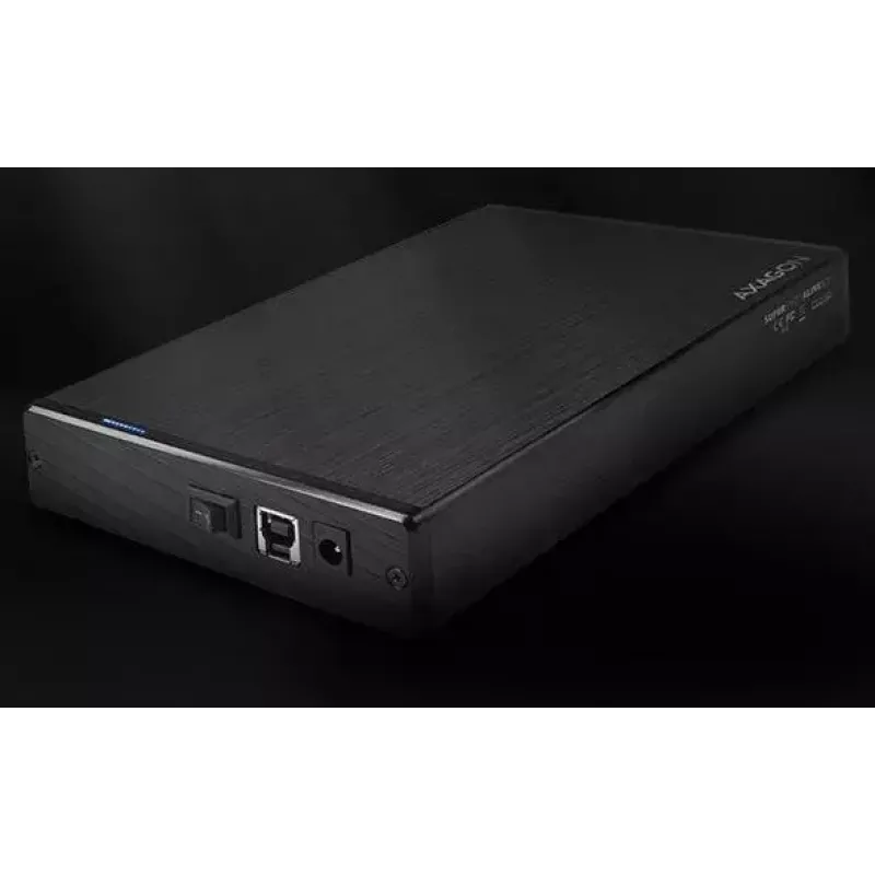 Axagon EE35-XA3 kompaktiškas aliumininis USB 3.2 Gen 1 išorinis dėklas SATA, skirtas 3,5 colio HDD