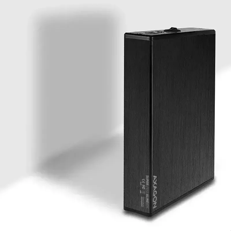 Axagon EE35-XA3 kompaktiškas aliumininis USB 3.2 Gen 1 išorinis dėklas SATA, skirtas 3,5 colio HDD