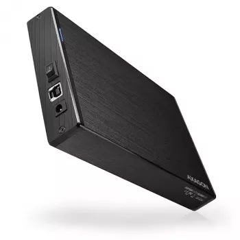 Axagon EE35-XA3 kompaktiškas aliumininis USB 3.2 Gen 1 išorinis dėklas SATA, skirtas 3,5 colio HDD