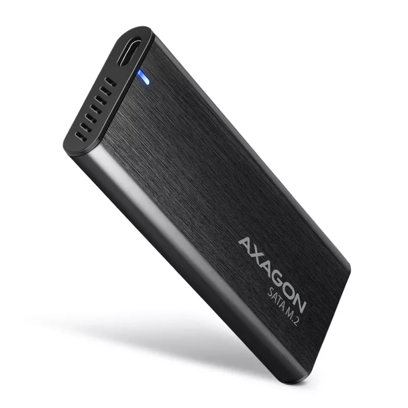 SSD dėklas Axagon EEM2-SBC USB-C 3.2 Gen 2 juodas M.2