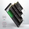 SSD dėklas Axagon EEM2-SBC USB-C 3.2 Gen 2 juodas M.2