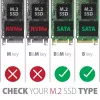 SSD dėklas Axagon EEM2-SBC USB-C 3.2 Gen 2 juodas M.2