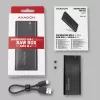 SSD dėklas Axagon EEM2-SBC USB-C 3.2 Gen 2 juodas M.2