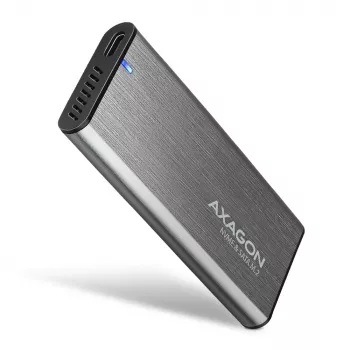Axagon EEM2-SG2 SuperSpeed+ USB-C – M.2 NVMe ir SATA SSD RAW dėžutė