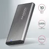 Axagon EEM2-SG2 SuperSpeed+ USB-C – M.2 NVMe ir SATA SSD RAW dėžutė