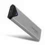 Axagon EEM2-UG2 išorinis USB-C 10Gbps metalinis dėklas M.2 NVMe SSD diskams. Sidabrinis