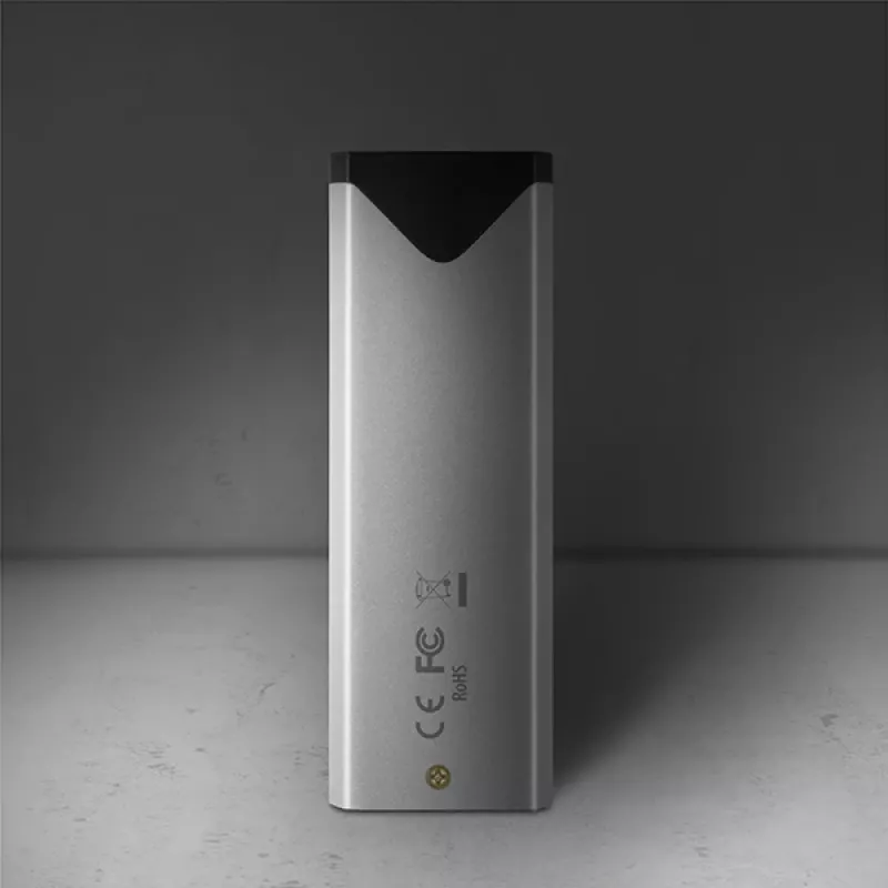 Axagon EEM2-UG2 išorinis USB-C 10Gbps metalinis dėklas M.2 NVMe SSD diskams. Sidabrinis