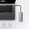 Axagon HMC-6M2 USB 3.2 Gen 1 šakotuvas, 2x USB-A, HDMI, RJ-45, SATA M.2, PD 100W, USB-C laidas