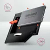 Axagon RSS-CD09 2.5 inch SSD/HDD krepšelis į DVD lizdą 9.5 mm LED ALU sąsajos kortelės/adapteris vidinis SATA