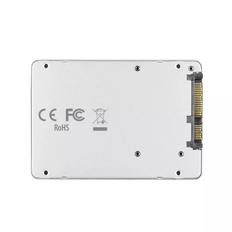 Axagon RSS-M2SD SATA - M.2 SATA SSD, vidinė 2,5 colio ALU dėžutė, sidabrinė