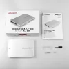 Axagon RSS-M2SD SATA - M.2 SATA SSD, vidinė 2,5 colio ALU dėžutė, sidabrinė