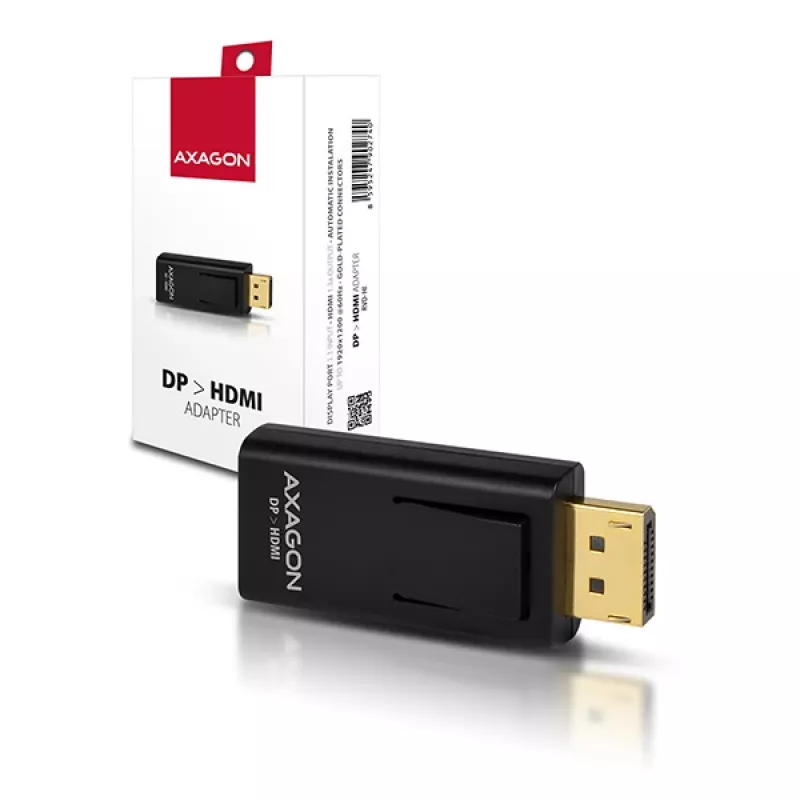 Kabelio lyties keitiklis Axagon RVD-HI DisplayPort į HDMI juodas
