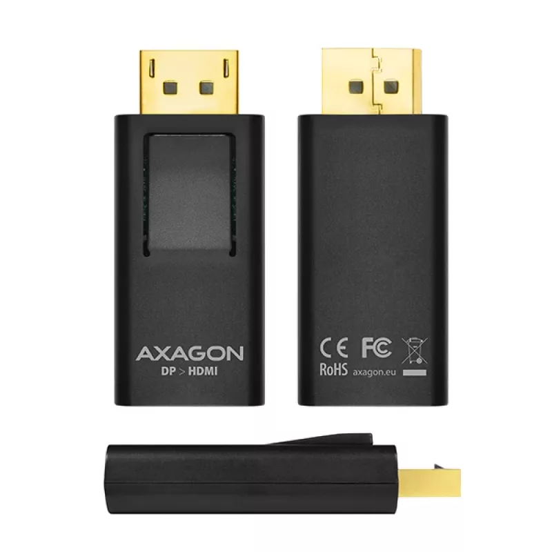 Kabelio lyties keitiklis Axagon RVD-HI DisplayPort į HDMI juodas
