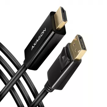 Axagon RVD-HI14C2 DisplayPort -> HDMI 1.4 laidas 1,8 m, 4K/30Hz