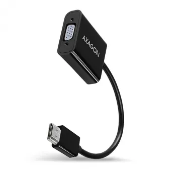 Axagon RVH-VGAN HDMI -> VGA adapteris FullHD, 1920x1200, garso išvestis, maitinimo įvestis