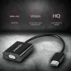 Axagon RVH-VGAN HDMI -> VGA adapteris FullHD, 1920x1200, garso išvestis, maitinimo įvestis