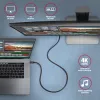 Axagon BUCM32-CM10AB SPEED+ USB-C USB 20Gbps/100W kabelis 1 m