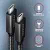 Axagon BUCM32-CM20AB SPEED+ USB-C USB 20Gbps/100W kabelis 2 m