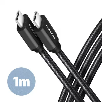 Axagon BUCM3-CM10AB SPEED USB-C <> USB-C 3.2 Gen 1 laidas 1 m