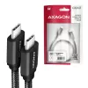 Axagon BUCM3-CM10AB SPEED USB-C <> USB-C 3.2 Gen 1 laidas 1 m