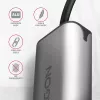 2.5 Gigabit Ethernet adapter AXAGON ADE-25R — USB Type-C, 10/100/1000/2500 Mbit, 5000 Mbit/s, aliuminis, pilka
