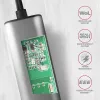 2.5 Gigabit Ethernet adapter AXAGON ADE-25R — USB Type-C, 10/100/1000/2500 Mbit, 5000 Mbit/s, aliuminis, pilka