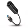 „Axagon ADE-SR“ USB-A gigabito eterneto adapteris, laidinis, USB, Ethernet, 1000 Mbit/s, juodos spalvos