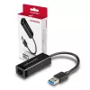 „Axagon ADE-SR“ USB-A gigabito eterneto adapteris, laidinis, USB, Ethernet, 1000 Mbit/s, juodos spalvos