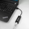 „Axagon ADE-SR“ USB-A gigabito eterneto adapteris, laidinis, USB, Ethernet, 1000 Mbit/s, juodos spalvos