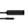 Axagon ADE-SRC USB-C gigabit eterneto adapteris, laidinis, USB Type-C, Ethernet, 1000 Mbit/s, juodas