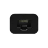 Axagon ADE-SRC USB-C gigabit eterneto adapteris, laidinis, USB Type-C, Ethernet, 1000 Mbit/s, juodas
