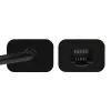 Axagon ADE-SRC USB-C gigabit eterneto adapteris, laidinis, USB Type-C, Ethernet, 1000 Mbit/s, juodas