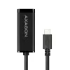 Axagon ADE-SRC USB-C gigabit eterneto adapteris, laidinis, USB Type-C, Ethernet, 1000 Mbit/s, juodas