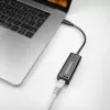 Axagon ADE-SRC USB-C gigabit eterneto adapteris, laidinis, USB Type-C, Ethernet, 1000 Mbit/s, juodas
