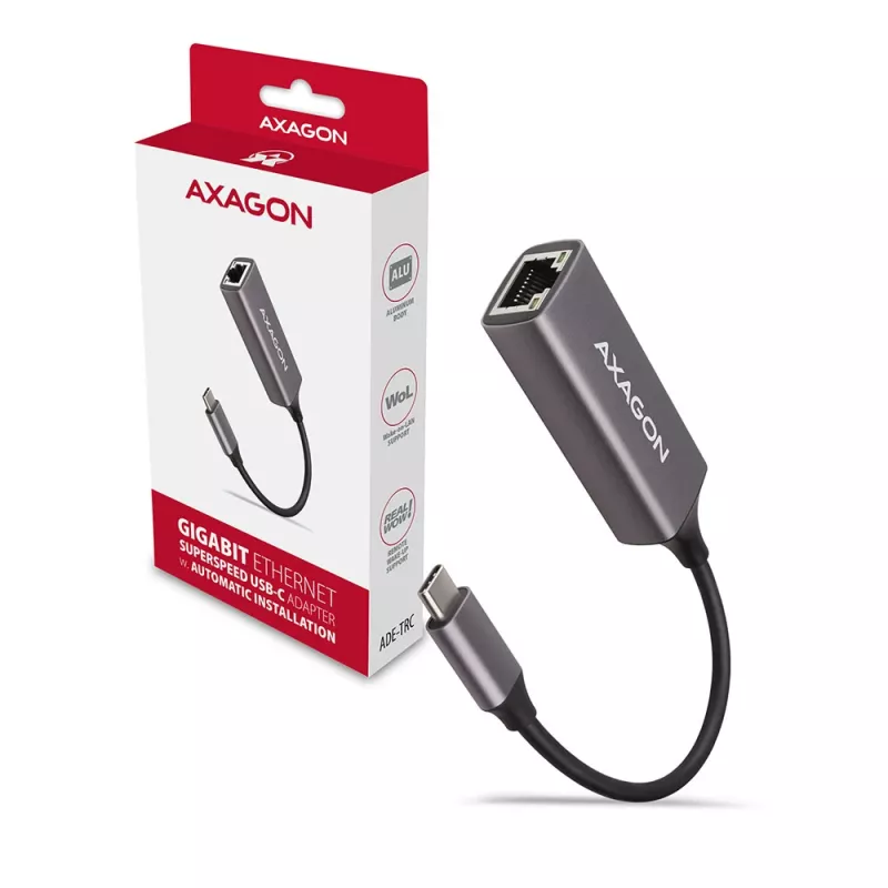 Tinklo plokštė Axagon ADE-TRC Ethernet 5000 Mbit/s