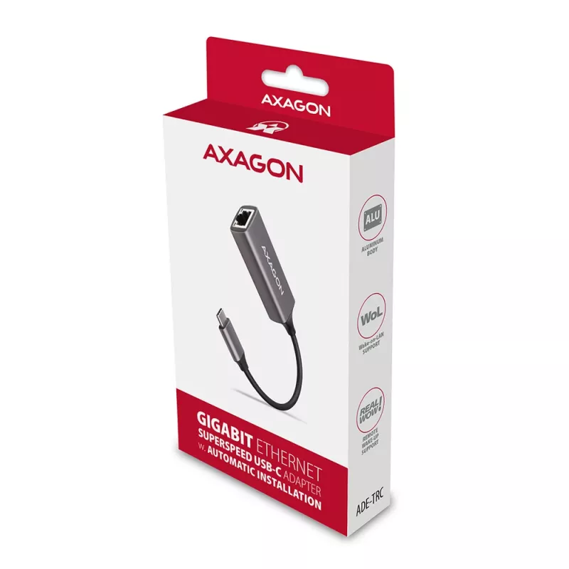 Tinklo plokštė Axagon ADE-TRC Ethernet 5000 Mbit/s