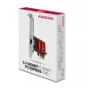 „Axagon PCEE-G25 PCIe – 2.5 Gigabit Ethernet adapteris Realtek 8125, PXE, su SP ir LP“