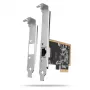 „Axagon PCEE-GRF PCIe – Gigabit Ethernet adapteris Realtek 8111F su SP ir LP“