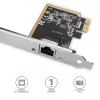 „Axagon PCEE-GRF PCIe – Gigabit Ethernet adapteris Realtek 8111F su SP ir LP“