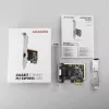 „Axagon PCEE-GRF PCIe – Gigabit Ethernet adapteris Realtek 8111F su SP ir LP“