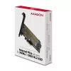 Axagon PCEM2-D PCIe x4 - M.2 NVMe M-rakto + SATA B-rakto lizdo adapteris su SP ir LP