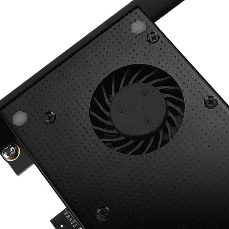 „Axagon PCEM2-DC“ PCIe x4 – M.2 NVMe M-rakto + SATA B-rakto lizdo adapteris su aušintuvu, SP ir LP