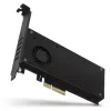 „Axagon PCEM2-DC“ PCIe x4 – M.2 NVMe M-rakto + SATA B-rakto lizdo adapteris su aušintuvu, SP ir LP